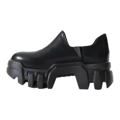 巴黎厚底短靴女2024新款8cm增高马丁靴小众甜酷风玛丽珍皮鞋单鞋