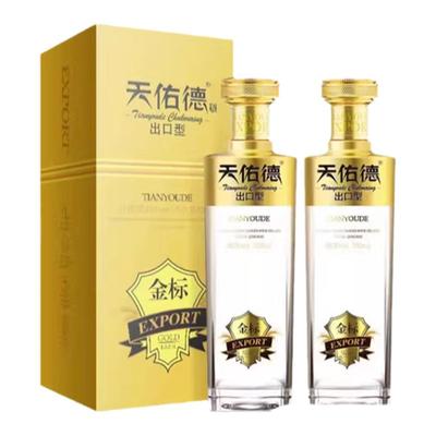 天佑德青稞酒出口型金标750ml*2