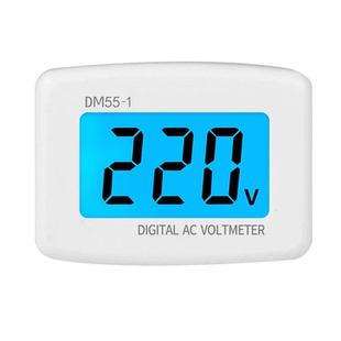 电表家用电压表220v110v交流监测插头显示器数字数显插座DM55-1
