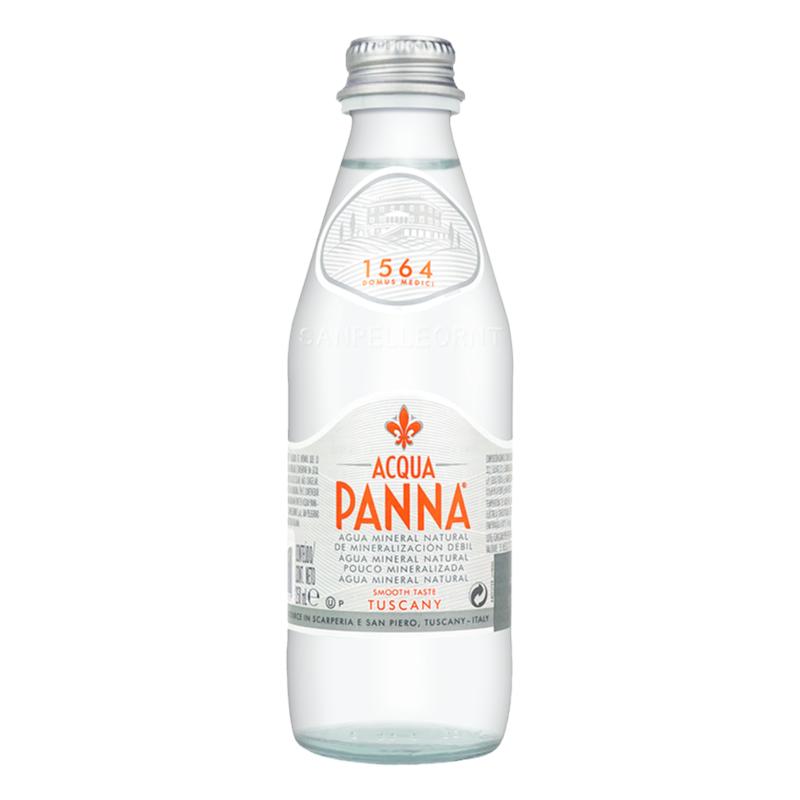 意大利普娜矿泉水250ml/750ml玻璃瓶圣碧涛天然矿泉水高端饮用水