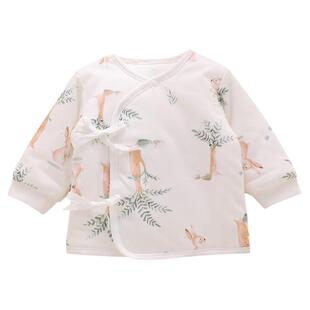 新生婴儿衣服冬季0到3月6初生纯棉a类秋冬天加厚和尚上衣冬款夹棉