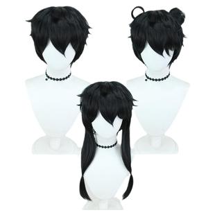 头七怪谈子车甫昭佚名离宇亭离雨婷cos假发分体黑色短发