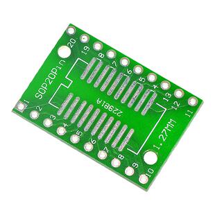 SOP20 SSOP20 TSSOP20贴片转直插DIP 0.65/1.27转接板10个