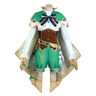 原神游戏cos服刻晴全套假发帽子吟游诗人温迪动漫服装服饰现货女