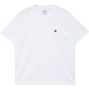 【凉感】杰克琼斯男装2025年秋季新款打底衫刺绣男士短袖T恤情侣