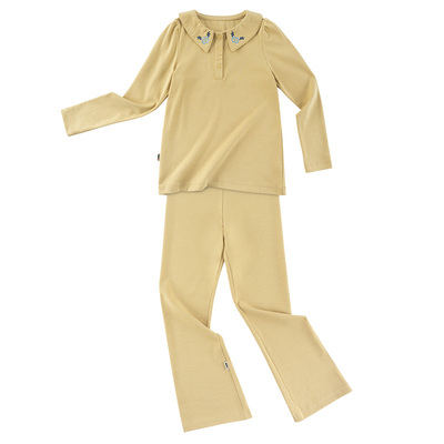 有机棉女童长袖POLO衫