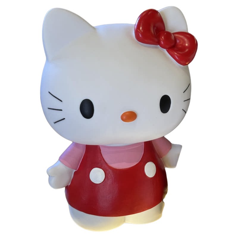 helloKitty特大号搪胶存钱罐40cm经典kt猫客厅摆件送闺蜜女孩礼物