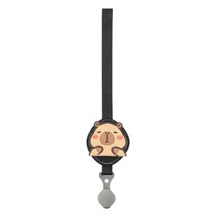 汽车座椅背水豚挂钩多功能车用翻毛皮金属挂钩车内收纳置物钩挂钩