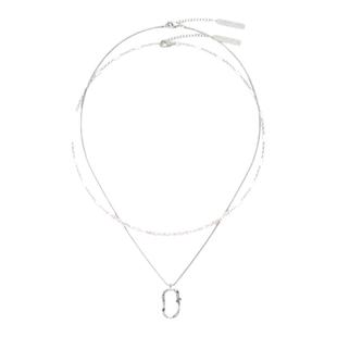 PEARLONA王凯沐邓佳鑫同款章鱼圈巴洛克珍珠叠戴项链锁骨链爆款