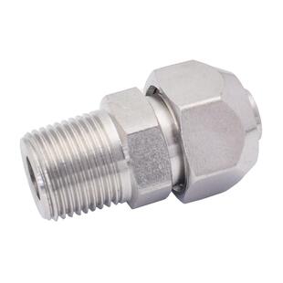 304不锈钢快拧接头气管螺纹弯头三通直通终端pu尼龙软管快速锁母