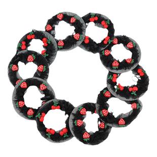 儿童发网舞蹈盘发神器卡通可爱丸子头头饰头套头花女童盘头发饰女