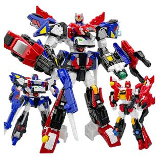 盟卡车神之魔幻元珠巨神变形五合体机器人儿童男孩蒙萌金刚玩具3