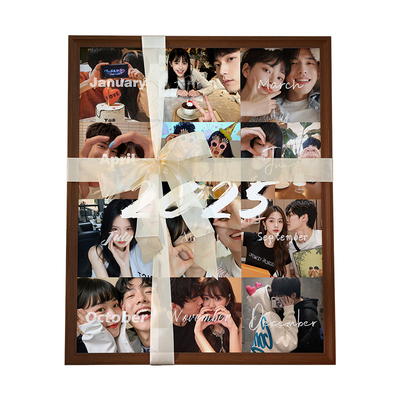 悠乐美旗舰店定制照片订婚相框组