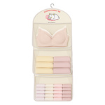 袜子收纳袋悬挂式家用门后挂内裤内衣收纳网兜衣柜整理置物袋神器