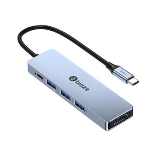 毕亚兹typec拓展坞hdmi多接口可充电扩展转接头usb分线五合一分线器手机笔记本电脑接口转换器扩展口