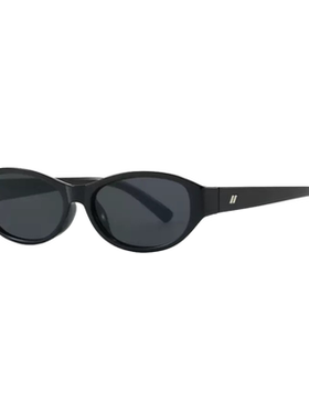 SUNSWAY欧美窄框椭圆形猫眼墨镜