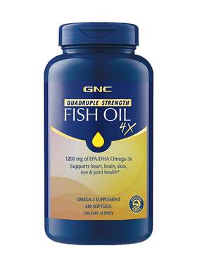 gnc高吸收铂金深海鱼油omega