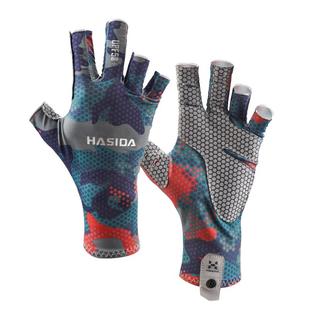 哈斯达钓鱼手套路亚手套防刺防割防滑防晒露全指夏季冬季专用手套