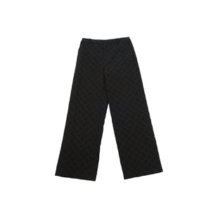 月泠泠YUELINGLING 「熹微」月亮纹直筒绣花裤