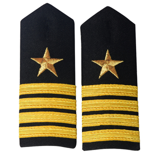 长短臂章肩章套式领章标志保安制服配件物业礼宾服金属星礼仪可定