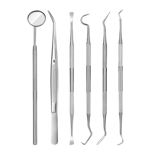 牙结石去除器牙齿清洁口腔镜子神器污垢牙医工具专用牙科修剔牙针