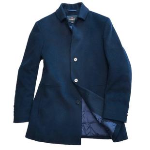 方仕正品新款潮流修身山羊绒全鹅绒内胆毛呢大衣男士翻领外套捡漏