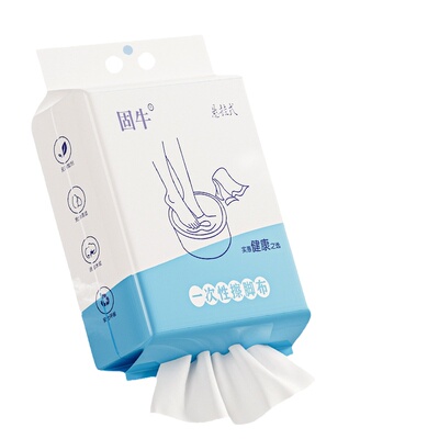 一次性懒人擦脚布悬挂式加大加厚