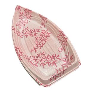 高档一次性船形寿司盒酒席生日刺身三文鱼包装盒拼盘高档打包盒