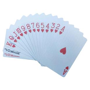 塑料扑克牌德州防水防折磨砂斗地主加厚硬朴克梭哈高档掼蛋桥牌