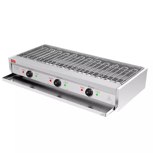 粤永利无烟电烧烤炉商用面筋烤生蚝羊肉串烤梨扇贝鸡翅烤串摆摊