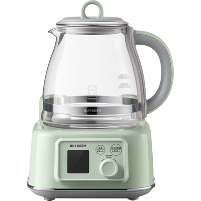 北鼎FK571全玻璃养生壶1.2升恒温家用母婴烧水煮茶壶多功能玻璃壶