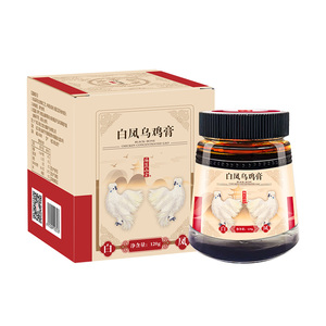 吴麓山堂白凤乌鸡膏复配西洋参灵芝黄芪党参酸枣仁古法熬制养生膏