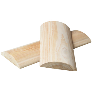 木头腰枕腰垫实木腰间盘突出矫正牵引神器睡觉专用腰酸疼腰垫腰板