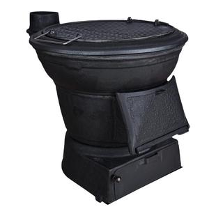 尔创柴火炉铸铁柴煤室内取暖煤炭炉取暖炉地锅灶家用多功能炉