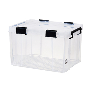 活鱼箱密封透明户外大号打氧海鲜水产运输周转箱子钓箱车载装鱼桶