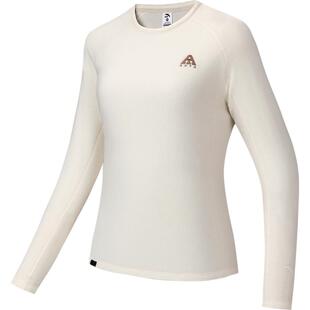 安踏大地之壳3.0丨Polartec长T户外抓绒衣女款冬季保暖打底衫长袖