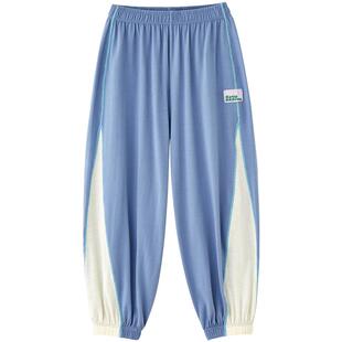 舍予良仓「凉感速干」儿童防蚊裤夏季防晒长裤男童裤子女童休闲裤