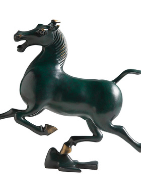 黄铜摆件马踏飞燕手工艺高档礼品