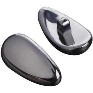 眼镜鼻托纳米陶瓷不变色垫托叶电镀奈用配件送螺丝刀金色银国标