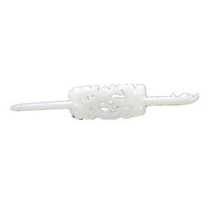 仿白玉发冠发束头饰帽冠手工发簪汉服配饰发饰发箍玉冠古风男女款