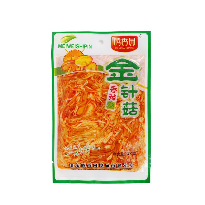 休闲食品零食香辣金针菇小包装开袋即食鲜香下饭菜拌饭小吃咸菜