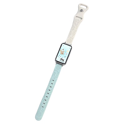 新款向日葵纹硅胶表链psnld