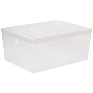 儿童玩具收纳盒透明桌面积木收纳箱多功能带盖储物神器整理盒