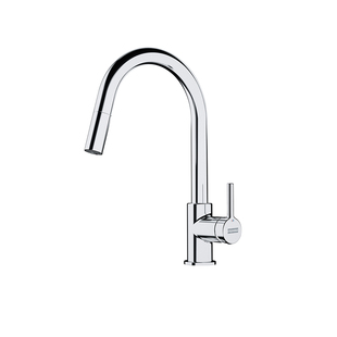 FRANKE弗兰卡家用厨房U型高抛抽拉旋转冷热水铜厨房龙头CT933C