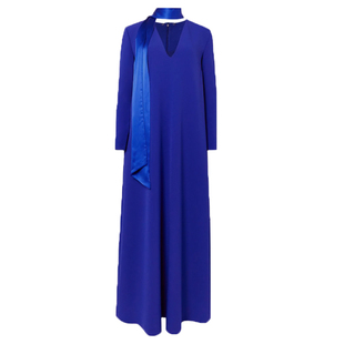 晚礼服宽松大码妈妈装2025新款宴会主持婚庆写真派对年会连衣裙女