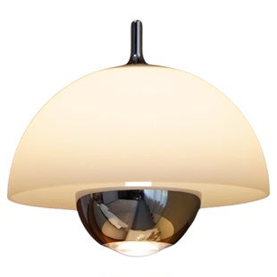 新特丽伴月充电吊灯床头花苞灯免布线款可升降免接线小吊灯明眸灯