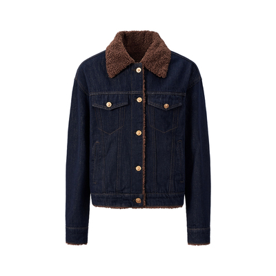 卓凡尼·华伦天奴牛仔夹克短外套