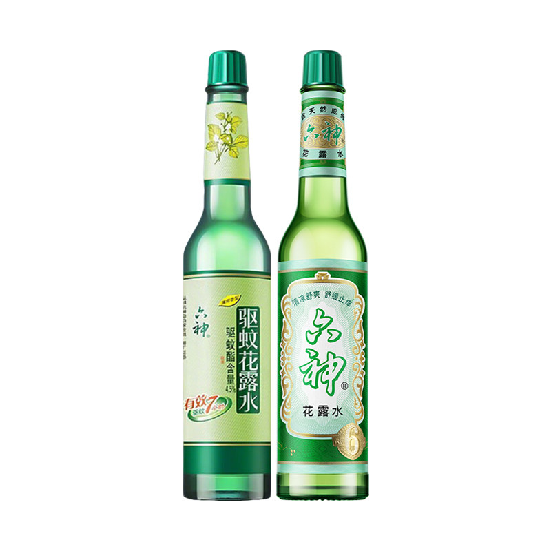 六神花露水195ml经典老牌驱蚊止痒香水型持久留香正品官方旗舰店