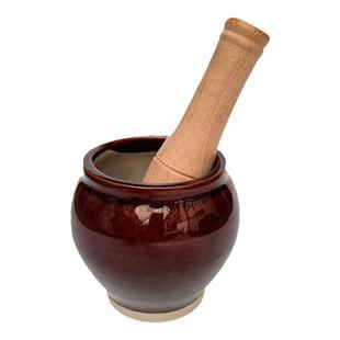 蒜臼子家用手动老式蒜泥神器石臼捣蒜器研磨器剥蒜器压蒜器捣碎器