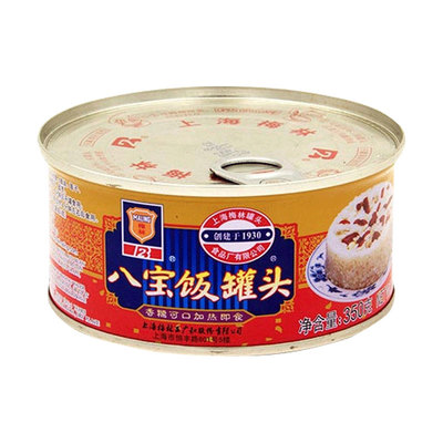 上海梅林八宝饭罐头350g*6罐甜
